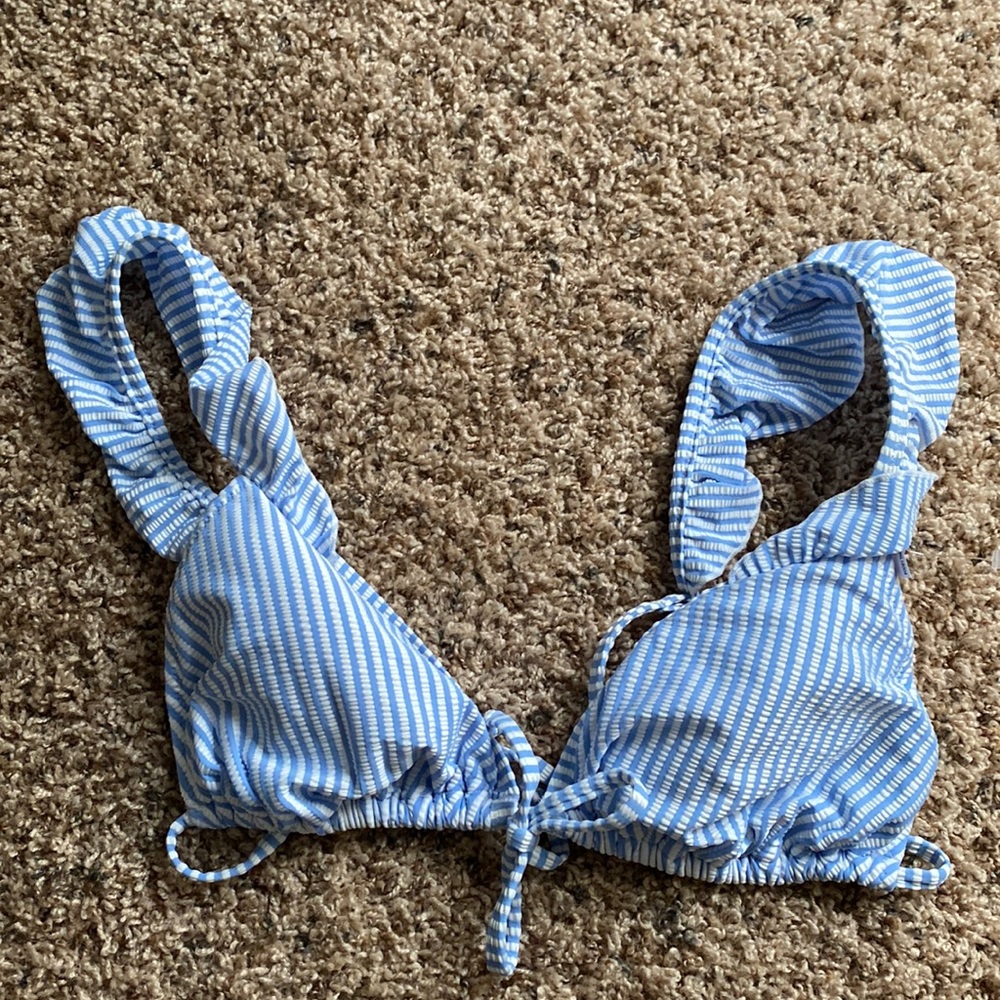 Old Navy seersucker bikini top